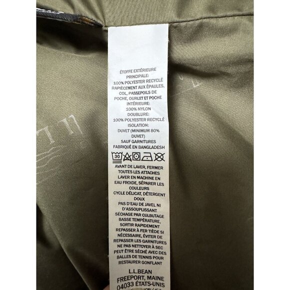 L.L. Bean Sz XS Vest Womens Down Tek Rust Red Grey Puffy llbean Outdoor Classic - Picture 7 of 7